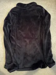 Vorschaubild 2 von Damen Fleecejacke Schwarz Gr. S Stehkragen Kuschelig Warm