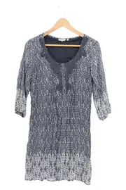 Vorschaubild 1 von Damen Freizeitkleid Gr. 36/S Blau gemustert Sommerkleid