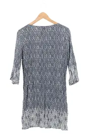 Vorschaubild 2 von Damen Freizeitkleid Gr. 36/S Blau gemustert Sommerkleid