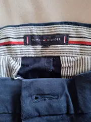 Vorschaubild 4 von Chino Stoffhose Kinder Jungen Blau Gr. 164 Logo Preppy