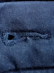 Vorschaubild 3 von Chino Stoffhose Kinder Jungen Blau Gr. 164 Logo Preppy