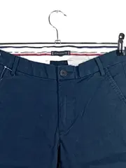 Vorschaubild 2 von Chino Stoffhose Kinder Jungen Blau Gr. 164 Logo Preppy
