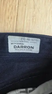 Vorschaubild 3 von Darron Herren Jeans Regular Slim Tapered W32 L32 Blau Denim