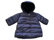 Vorschaubild 1 von Baby Mädchen Steppjacke Winterjacke Gr. 74 Blau mit Kapuze