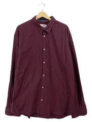 Vorschaubild 1 von Herren Freizeithemd Langarm Fitted 3XL Bordeaux Lila