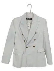 Vorschaubild 1 von Blazer Damen Weiß Gr. S Elegant Maritim Business Festlich Polyester