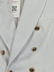 Vorschaubild 3 von Blazer Damen Weiß Gr. S Elegant Maritim Business Festlich Polyester