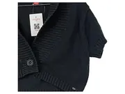 Vorschaubild 3 von Damen Bolero Strickjacke Kurzarm Schwarz Gr. 40/L Baumwolle