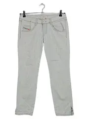 Vorschaubild 1 von Damen Jeans Slim Fit Gr. W28/L27 Grau Stretch Hose