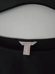 Vorschaubild 3 von Damen Langarmshirt Bluse Gr. 40 L Schwarz Viskose Casual Basic Tunika