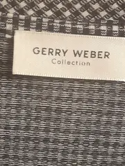 Vorschaubild 4 von Damen Langarmshirt Gr. 42/XL Schwarz Weiß Kariert Knotendetail