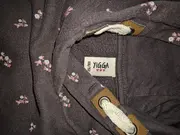 Vorschaubild 3 von Mädchen Hoodie Kapuzenpullover Blumenmuster Grau Gr. 146/152