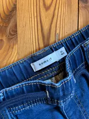 Vorschaubild 3 von Jeans Jogginghose Kinder Gr. 152 Blau Denim Stretch