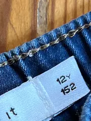 Vorschaubild 5 von Jeans Jogginghose Kinder Gr. 152 Blau Denim Stretch