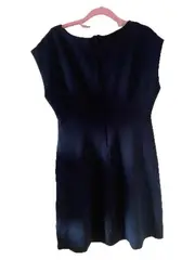 Vorschaubild 2 von Bleistiftkleid Damen Blau Gr. 38 Business Viskose Midikleid Büro