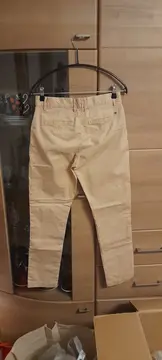 Vorschaubild 2 von Chino Hose Kinder Jungen Beige Gr. 164 Stoffhose