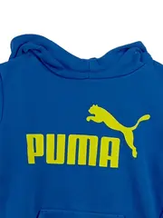 Vorschaubild 3 von Kinder Kapuzenpullover Hoodie Gr. 128 Blau Gelb Logo Sportlich