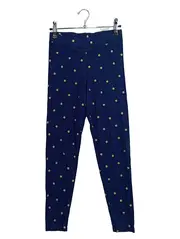 Vorschaubild 1 von Damen Leggings Blau Punkte Gr. 34 XS Viskose Stretch