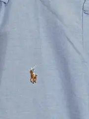 Vorschaubild 2 von Hemdbluse Damen XS Blau Kurzarm Oxford Button-Down