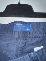 Vorschaubild 6 von Man Herren Stoffhose Chino Blau Gr. 50/L W34 Baumwolle NEU