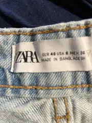 Vorschaubild 3 von Jeans Shorts Damen Gr. 40 High Waist hellblau light wash