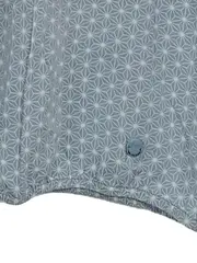 Vorschaubild 3 von Damen Top Bluse Gr. 36 Grau Geometrisch Ärmellos Viskose