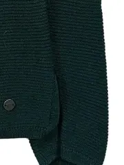 Vorschaubild 3 von Pullover Damen Gr. S Grün Rippstrick Baumwolle Langarm