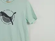 Vorschaubild 5 von Herren T-Shirt Kurzarm Baumwolle Logo Print Sportlich Grün S