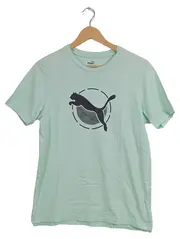 Vorschaubild 1 von Herren T-Shirt Kurzarm Baumwolle Logo Print Sportlich Grün S