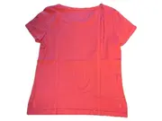 Vorschaubild 5 von Damen T-Shirt Strandmotiv Gr. S Koralle Organic Cotton