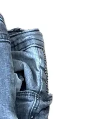 Vorschaubild 4 von Cecil We Love Denim Jeans Regular Fit Damen Grau W31 L27 Nieten Strass