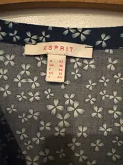 Vorschaubild 2 von Sommerkleid Blumenmuster Midikleid Viskose Blau Gr. 42 XL