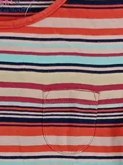 Vorschaubild 3 von Mädchen Freizeitkleid gestreift Rüschen Minikleid bunt Gr. 116