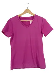 Vorschaubild 1 von Damen T-Shirt Kurzarm Sport Fitness Polyester Pink Gr. 38 M