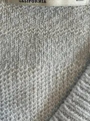 Vorschaubild 3 von Damen Strickjacke Cropped Cardigan Kariert Blau Gr. XS