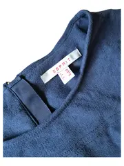 Vorschaubild 3 von Damen Freizeitkleid Gr. 36/S Petrol Wildlederoptik Kurzarm