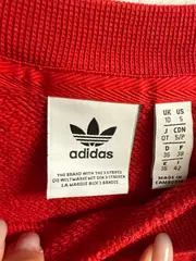 Vorschaubild 2 von Originals Trefoil Sweatshirt Damen Gr. 36/S Rot Logo Pullover