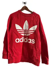 Vorschaubild 3 von Originals Trefoil Sweatshirt Damen Gr. 36/S Rot Logo Pullover