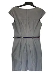 Vorschaubild 2 von Freizeitkleid Damen Gr. 36/S Grau Casual Baumwolle