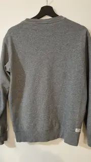 Vorschaubild 2 von Herren Sweatshirt Gr. 46/S Grau Meliert mit Schriftzug