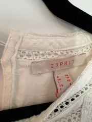 Vorschaubild 4 von Damen Bluse Langarm Viskose Spitze Beige Gr. 36/S