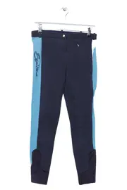 Vorschaubild 1 von Damen Reithose Gr. 36 Blau Sportlich Vollbesatz