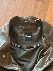Vorschaubild 4 von Lederjacke Herren Braun Gr. 54 XXL Klassisch Reißverschluss Leder