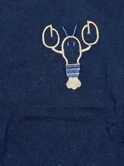 Vorschaubild 3 von Kinder T-Shirt Kurzarm Tiermotiv Hummer Blau Gr. 74