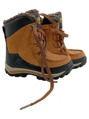 Vorschaubild 1 von Kinder Schneestiefel Gr. 28 Braun Leder Waterproof gefüttert