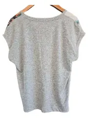 Vorschaubild 2 von Damen T-Shirt Gr. 38/M Mehrfarbig Casual Florales Muster