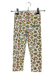 Vorschaubild 1 von Kinder Leggings Gr. 102/104 Mehrfarbig Tierdruck Baumwolle Elasthan