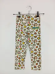 Vorschaubild 2 von Kinder Leggings Gr. 102/104 Mehrfarbig Tierdruck Baumwolle Elasthan