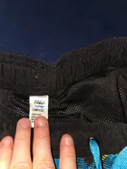 Vorschaubild 3 von Badeshorts Jungen Gr. 146/152 türkis kariert Schwimmshorts