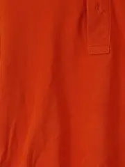 Vorschaubild 3 von Poloshirt Herren Gr. M Orange Baumwolle Kurzarm
